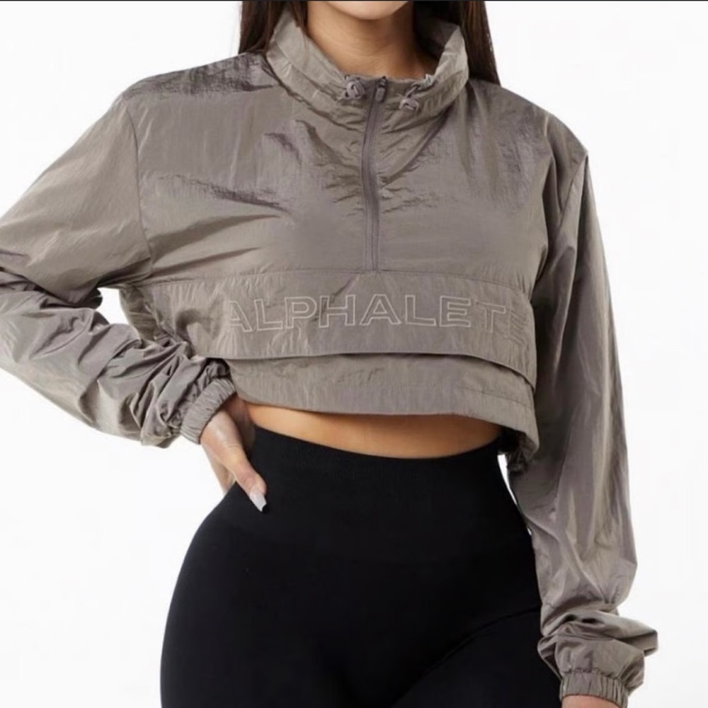 Alphalete Mauve Endure Crop Jacket